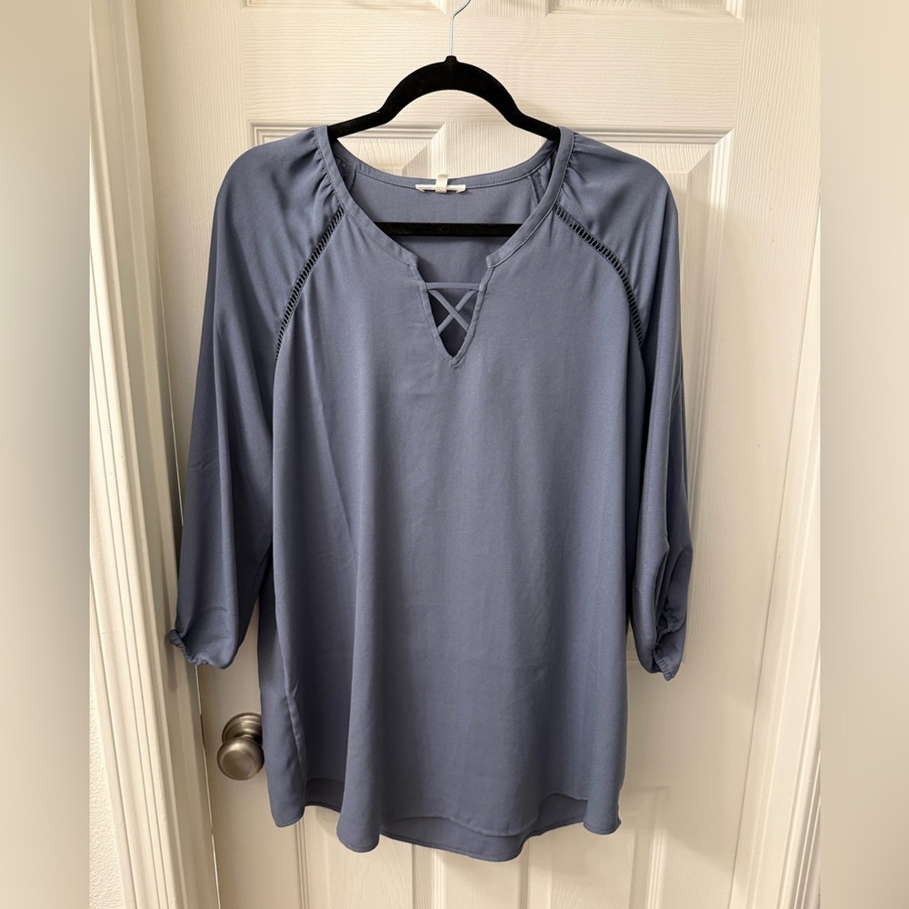 Maurices Slate Blue Blouse